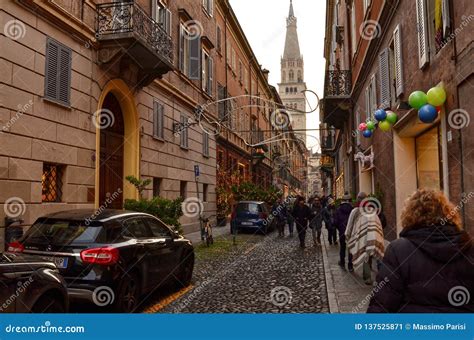 Modena, Emilia Romagna, Italy. December 2018 Editorial Photo - Image of ...