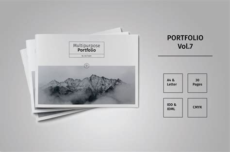 Landscape Portfolio Template Vol. 7 | Brochure Templates ~ Creative Market