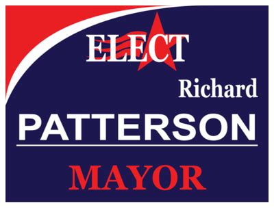 Custom Mayor Political Yard Signs