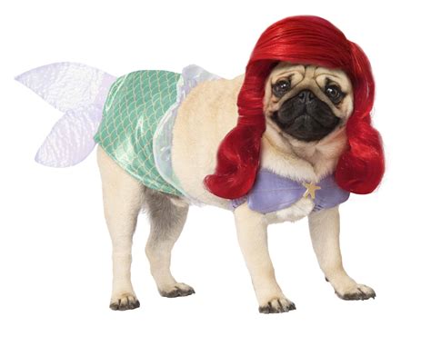 Ariel The Little Mermaid Dog & Cat Costume - Pet Costume Center