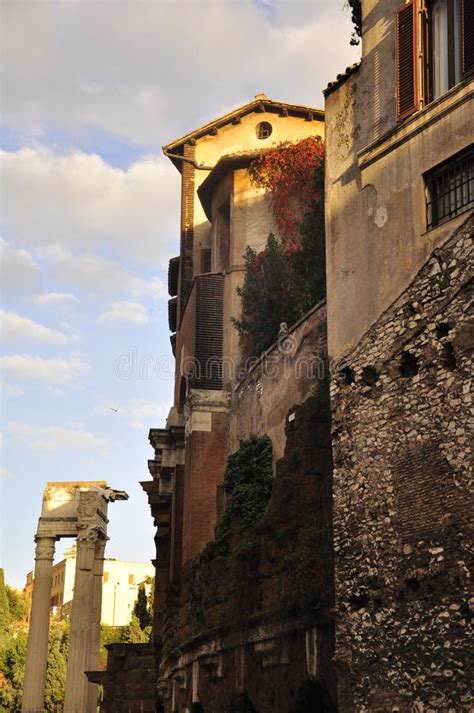 Ruins of ancient Rome stock photo. Image of building - 27768684