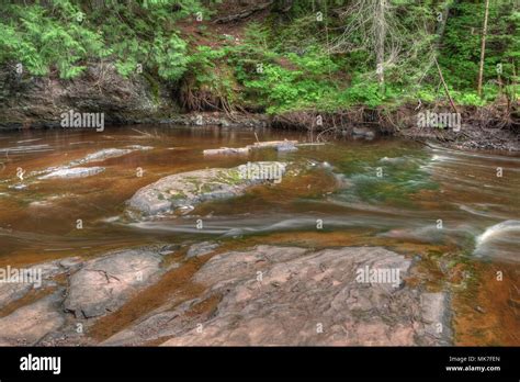 Amnicon State Park, Wisconsin during Winter Stock Photo - Alamy