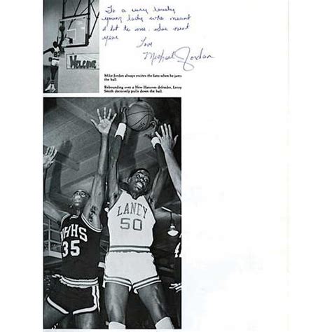 79: Michael Jordan Autographed High School Yearbook