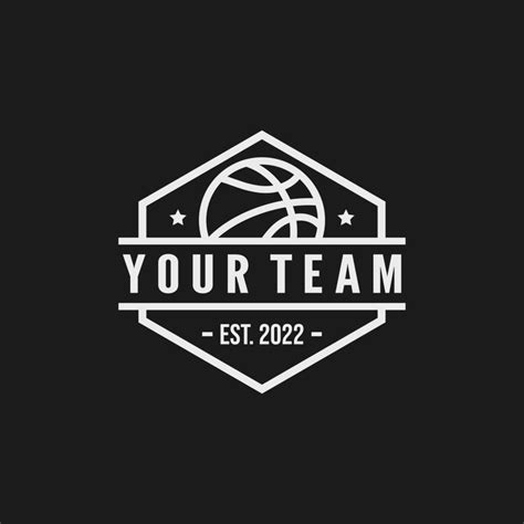 Basketball team emblem logo design vector illustration 19057238 Vector ...