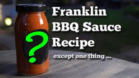 Top 15 Most Popular Franklin Bbq Sauce Recipe – Easy Recipes To Make at ...