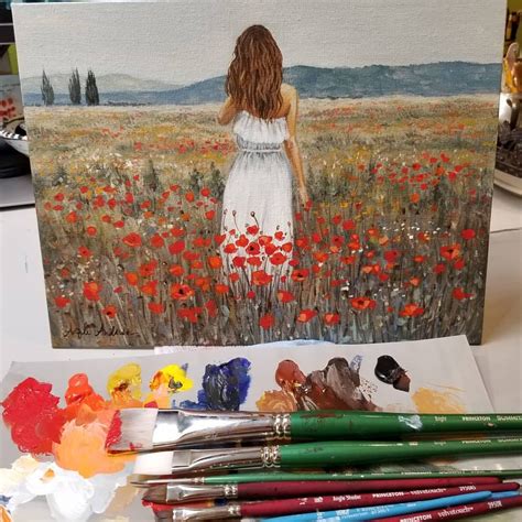 flower field painting tutorial - Tuba Bloggers Ajax