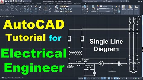 Autocad Electrical Using 1 Line Diagram Tutorial [diagram] A