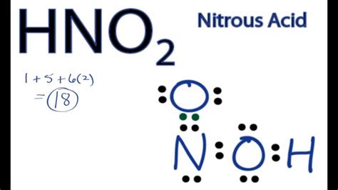 HNO2 Lewis Structure: How to Draw the Lewis Structure for Nitrous Acid ...