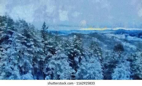 Impressionist Landscape Winter Photos and Images & Pictures | Shutterstock