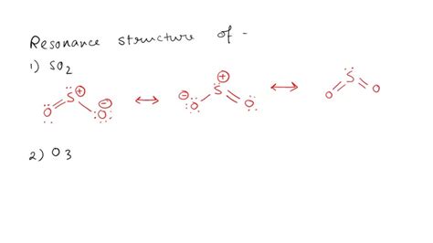 Resonance Structure For So2