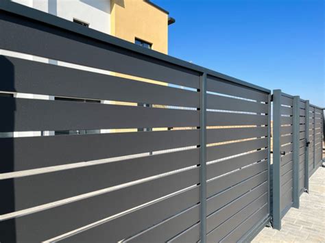 Upgrade Your Outdoor Space with a Sleek and Modern Metal Privacy Fence ...