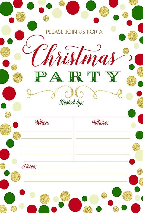 christmas party clip art invitations 20 free Cliparts | Download images ...