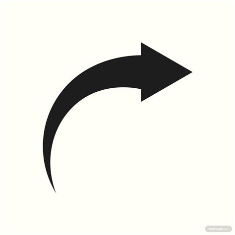 Free Curved Arrow Vector - Download in Illustrator, EPS, SVG, JPG, PNG ...