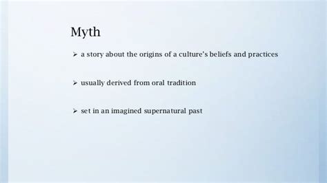 Creation myths