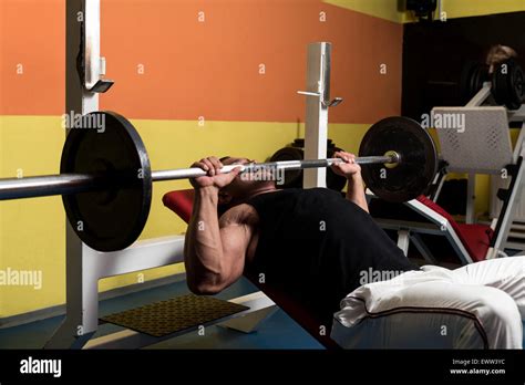 Bench Press Workout Stock Photo - Alamy