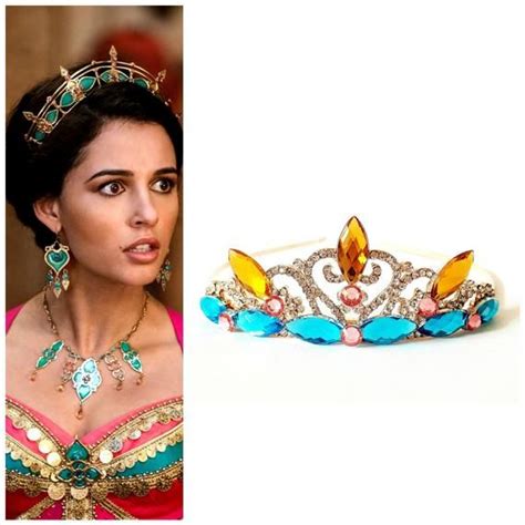 Live Action Jasmine Crown Tiara, Aladdin movie 2019 Crown,Princess ...