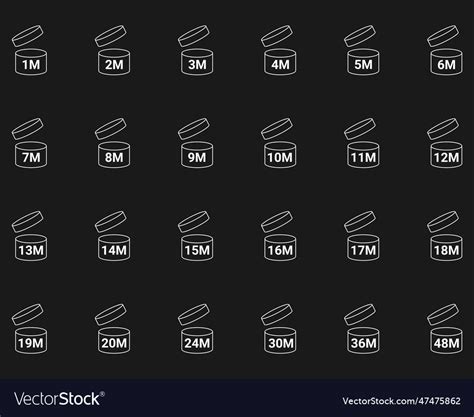 Expiration date icons set product Royalty Free Vector Image