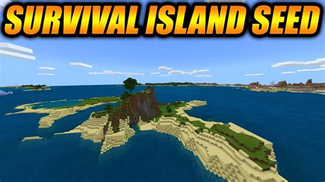 Big Survival Island Seed Minecraft Pe Bedrock Seeds