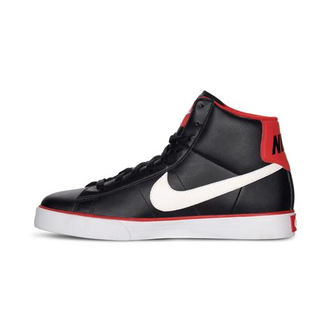 Nike Sweet Classic Leather High Top Sneakers in Black for Men - Lyst