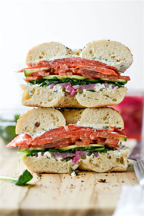 Smoked Salmon Bagel Sandwich - Simply Scratch