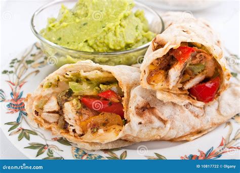 Mexican Chicken And Beef Fajitas Stock Photography - Image: 10817722