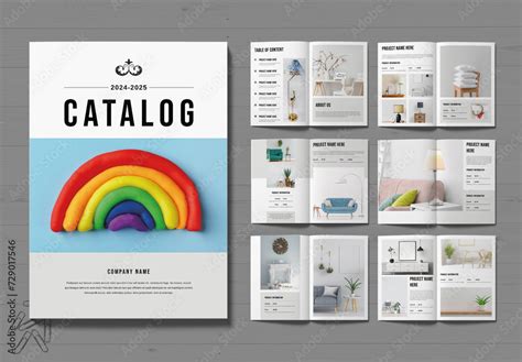 Product Catalog Template Stock Template | Adobe Stock