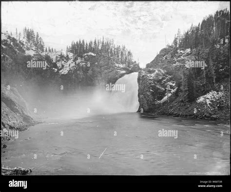 Upper Falls of the Yellowstone Stock Photo - Alamy