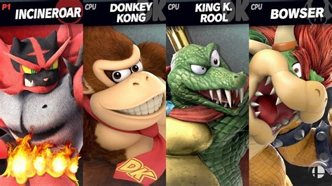 Bowser Vs Donkey Kong Smash Bros