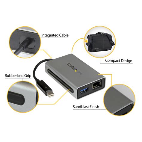 Thunderbolt To Gigabit Ethernet Usb 30 Adapter - Adapter View