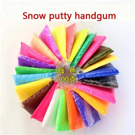 wholesale 24 colors Foam Putty Silly putty handgum Thinkinbg putty Snow ...