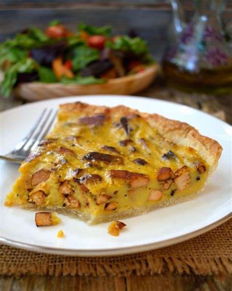 Vegan Quiche Lorraine - Cilantro and Citronella