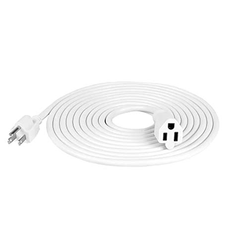 Snapklik.com : White Outdoor Extension Cord 15 Ft Waterproof 16/3 SJTW ...