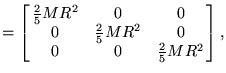 Moment of Inertia--Sphere -- from Eric Weisstein's World of Physics