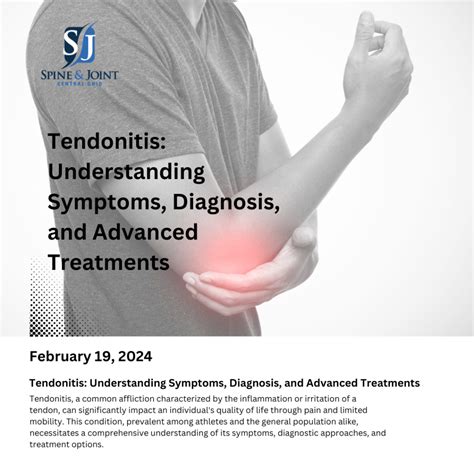 Tendonitis: Understanding Symptoms, Diagnosis, and Advanced Treatments ...