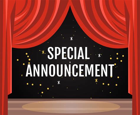 Special Announcement Stage Vector Art & Graphics | freevector.com