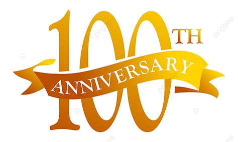 100 Anniversary Vector Design Images, 100 Year Ribbon Anniversary ...