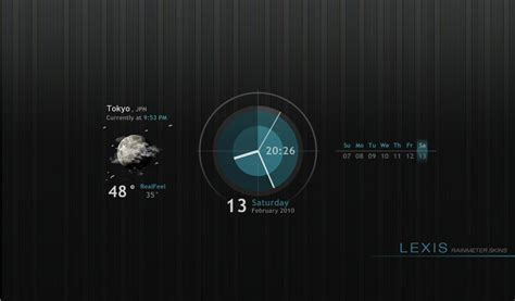 Skin clock rainmeter - gasehobby