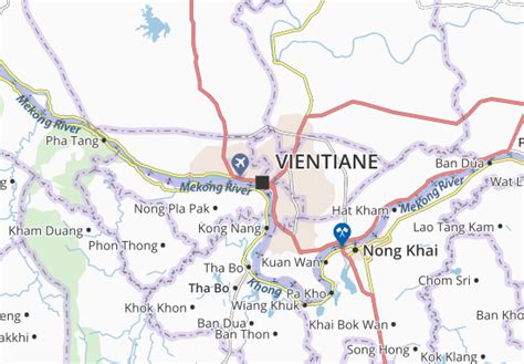 MICHELIN Vientiane map - ViaMichelin