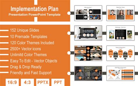 Implementation Plan Presentation PowerPoint template