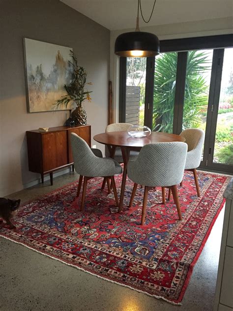 77 Alluring Mid Century Modern Dining Room Rugs Not To Be Missed