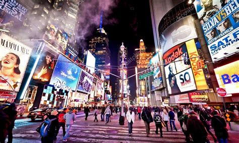 Times Square , featured with Broadway Theaters in New York City – Stock ...