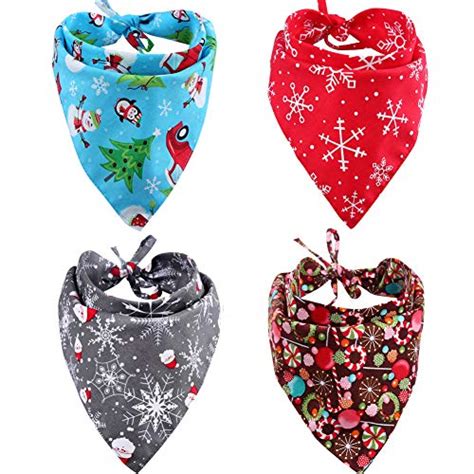 Christmas Dog Bandanas & Scarves