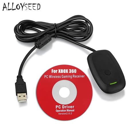 ALLOYSEED For Xbox 360 PC Wireless Controller Gaming USB Receiver ...