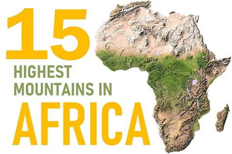 What are 15 Highest Mountains in Africa? | Ultimate Kilimanjaro