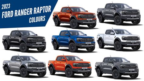 2023 Ford Raptor All Color Options | AUTOBICS