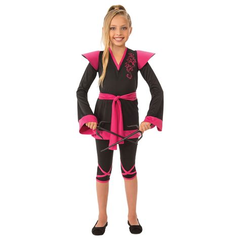 Girls Ninja Girl Costume - Walmart.com - Walmart.com