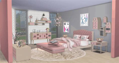 Cute Bedside Lamp Teen Bedroom Sims 4 Cc | winnieakadar