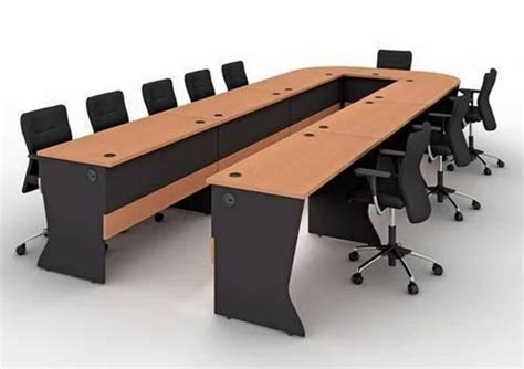 CHAIRS PLUSS Wooden U Shape Conference Table, Seating Capacity: 11 ...