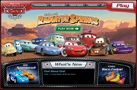 Disney Releases 5th Online Community – "World of Cars" | Disney-°o°-Rama