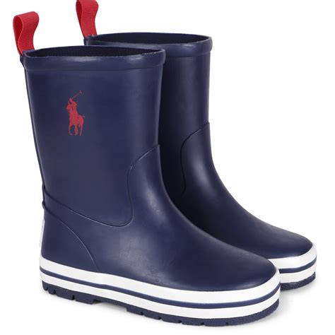 Polo Ralph Lauren Rain Boots in Navy — BAMBINIFASHION.COM